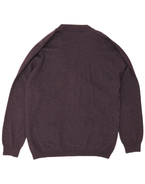 Rodes Pull Cardigan Homme 2XL Violet Argyle/Diamant Laine
