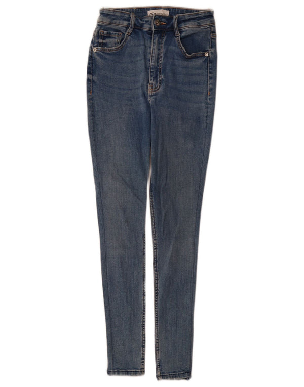 Zara Jean skinny femme EU 34 2XS W24 L28 Bleu