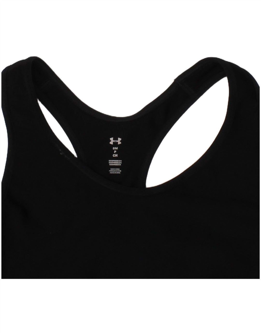 Under Armour Haut de Soutien-Gorge de Sport Graphique Femme Petit Noir Polyester Sports
