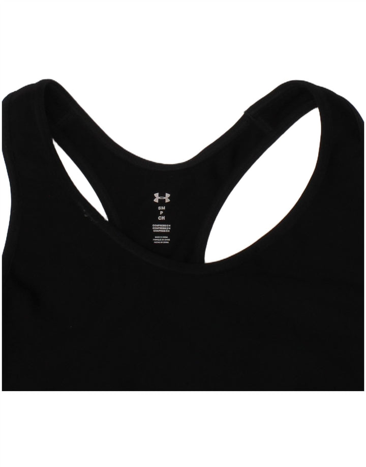 Under Armour Haut de Soutien-Gorge de Sport Graphique Femme Petit Noir Polyester Sports