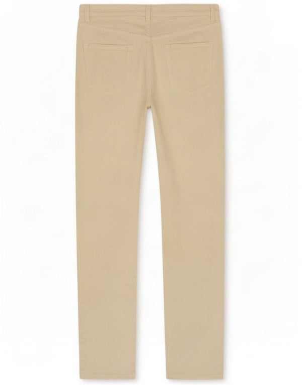 Take Two Mens Mitchell Distressed Slim Jeans W34 L35 Blanc cassé Coton
