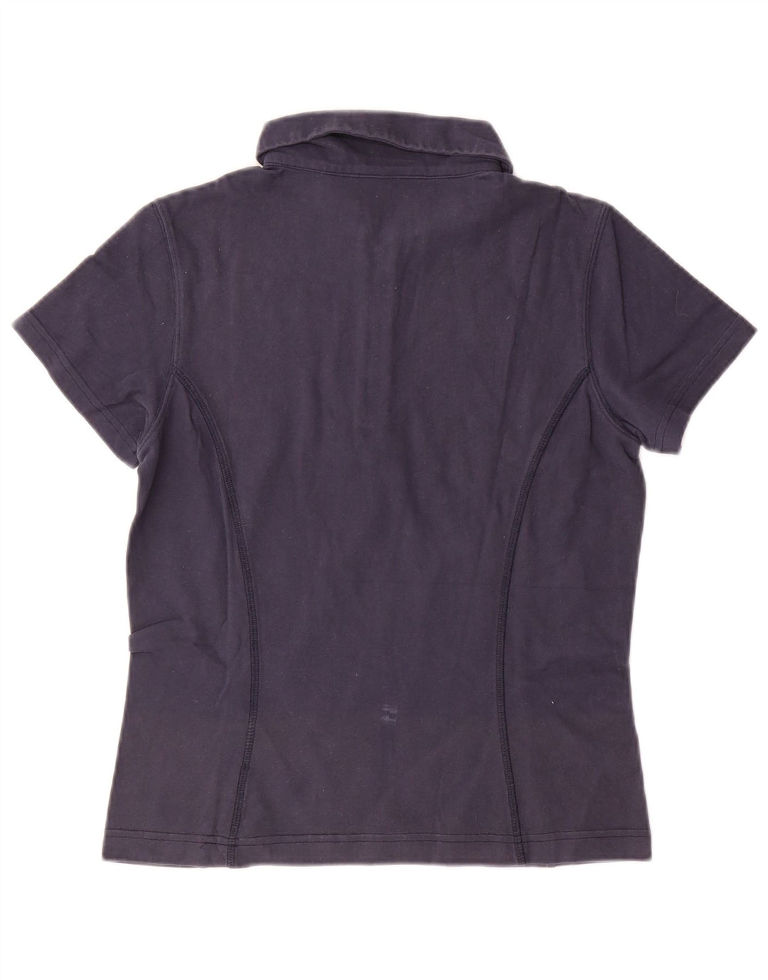 Helly Hansen Polo Femme UK 10 Petit Bleu Marine Coton