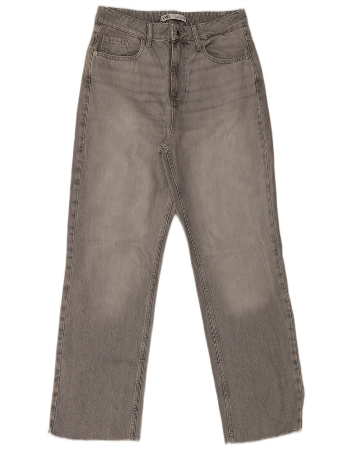 Zara Jean droit femme EU 38 Small W28 L30 Gris