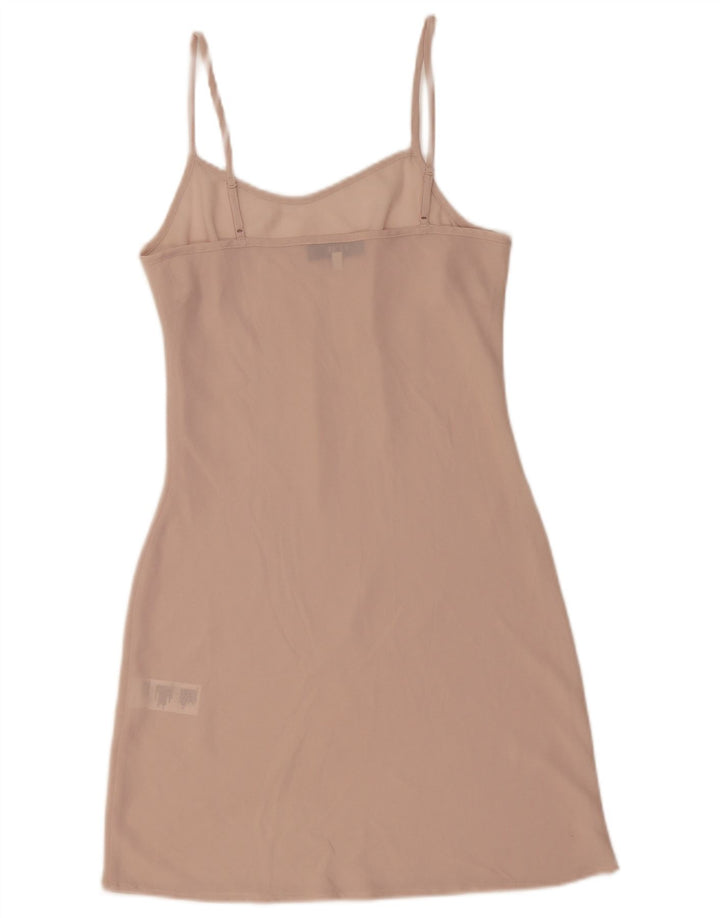 Reiss Robe Slip Femme UK 10 Petit Rose Polyester
