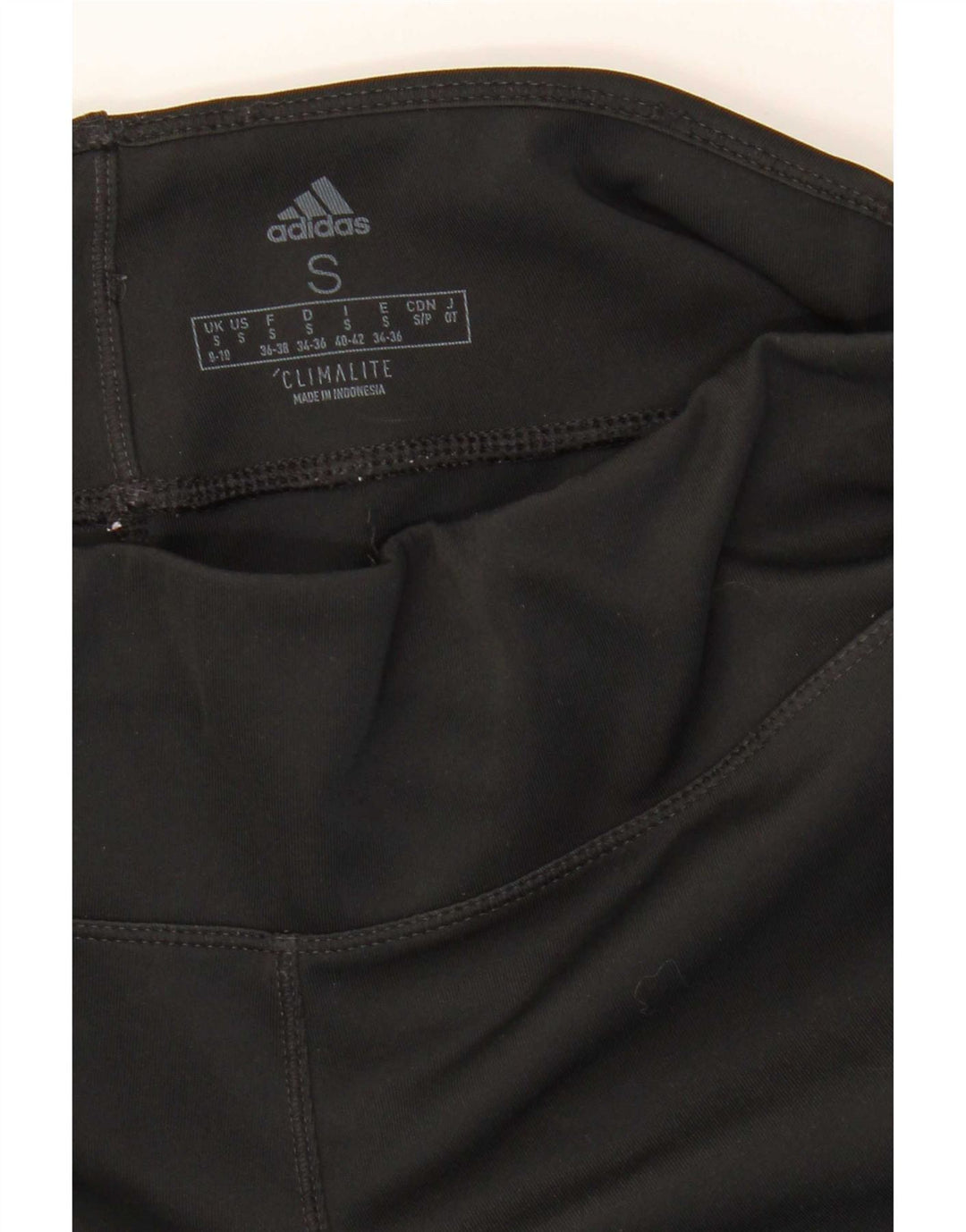 Adidas Femmes Aeroready Capri Leggings UK 8/10 Petit Noir Polyester