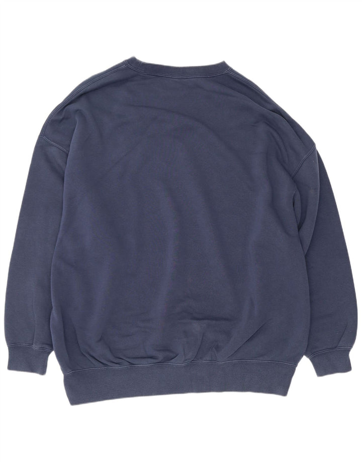 Nike Sweat-shirt surdimensionné graphique pour homme XS en coton bleu marine