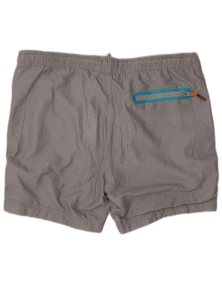 Superdry Short de Bain Graphique Homme Large Gris Polyester