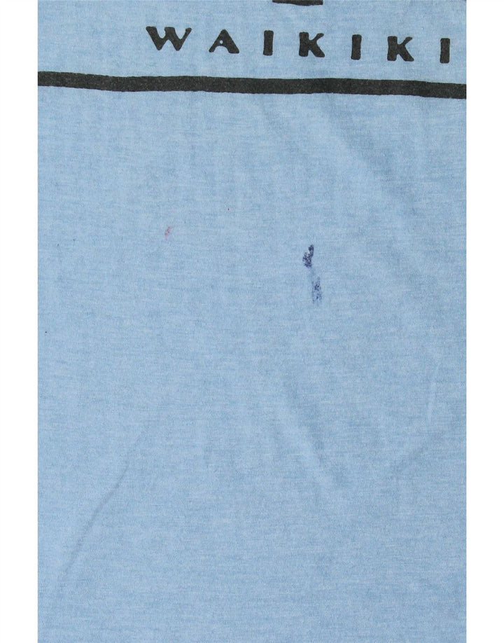 Billabong Mens Graphic T-Shirt Top Small Bleu Coton
