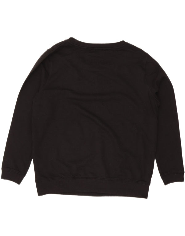 Diesel Homme Graphic Sweatshirt Jumper XL Noir Coton
