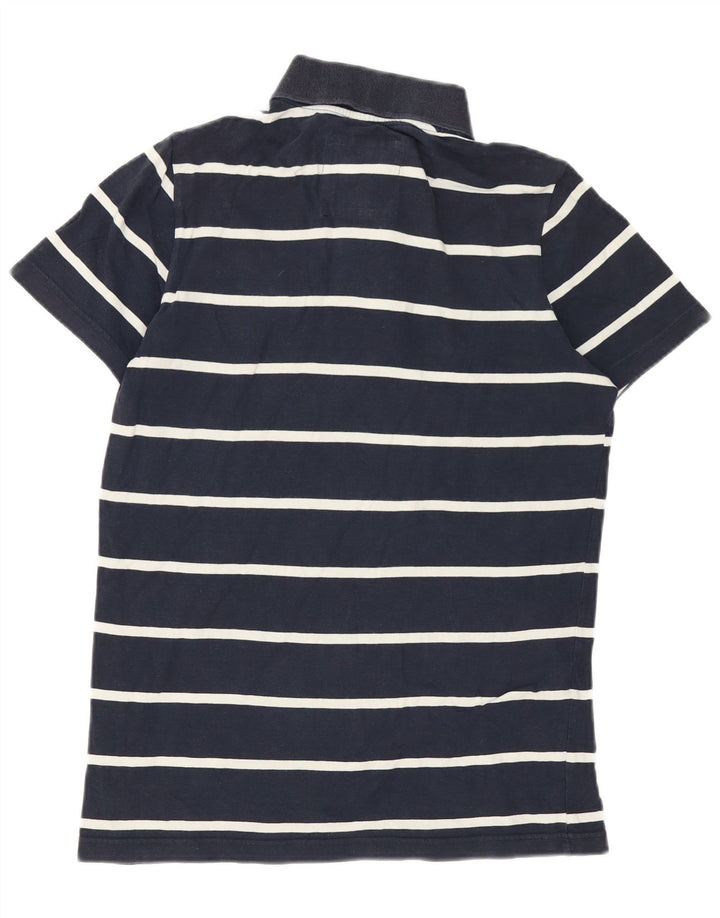 Hollister Polo Homme Petit Bleu Marine Rayé