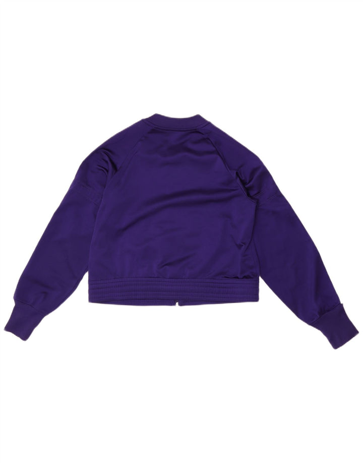 Adidas Veste de survêtement courte pour femme IT 44 Violet moyen Polyester