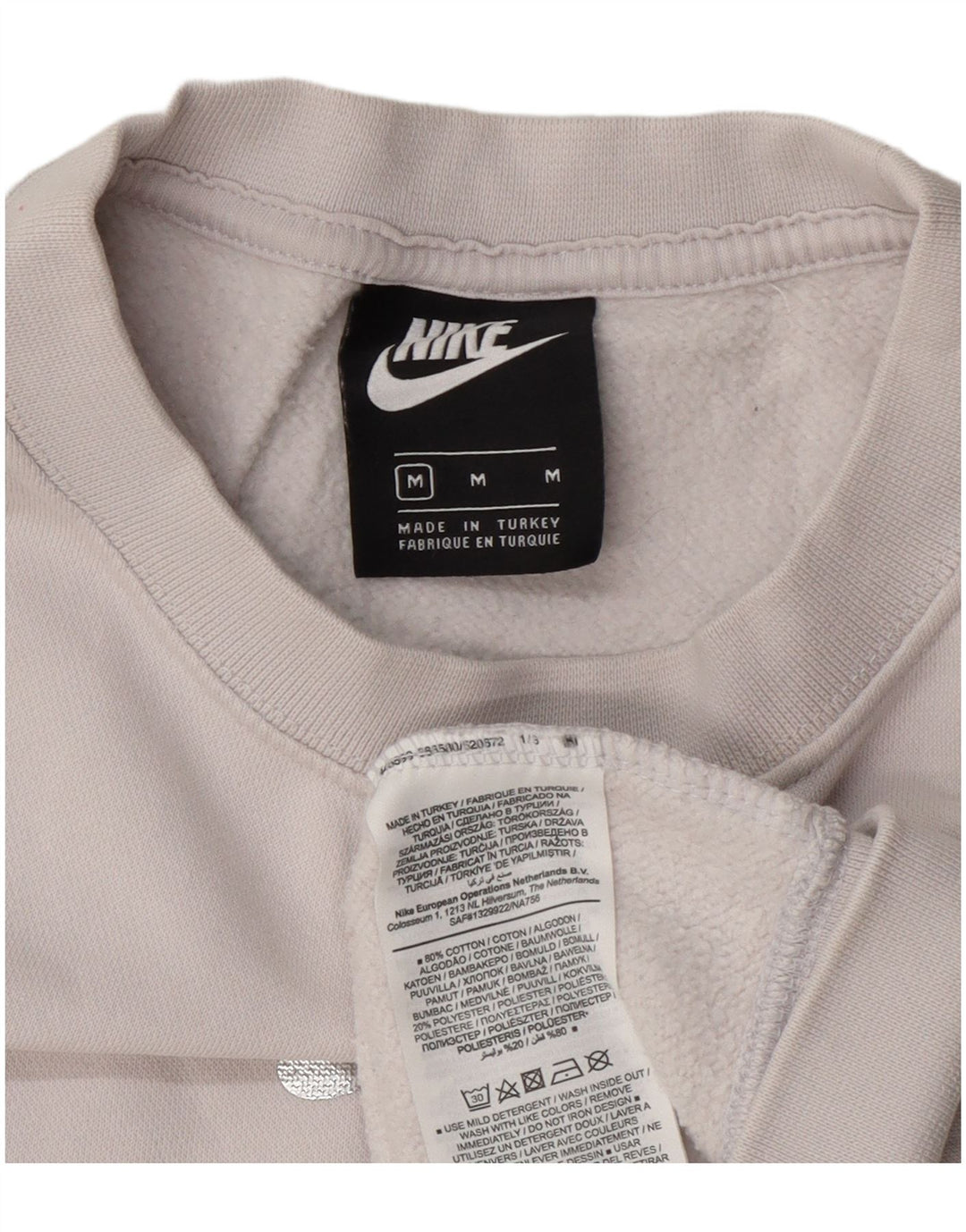 Nike Sweat-shirt pour femme UK 14 Medium Multicolore Colourblock
