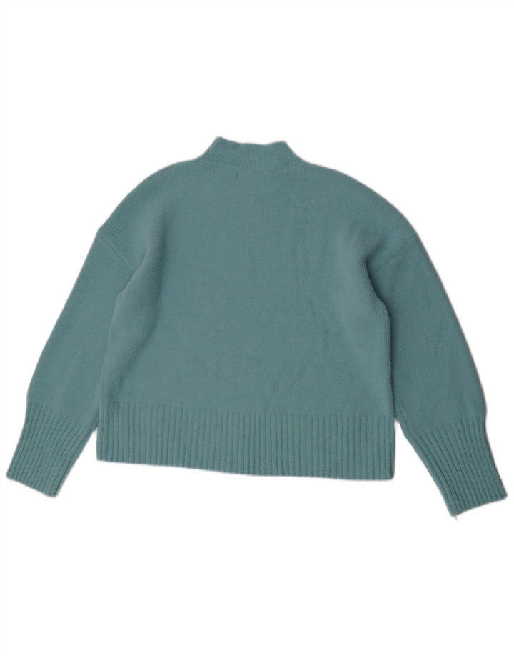Marks & Spencer Pull col roulé pour femme UK 16 Large Turquoise