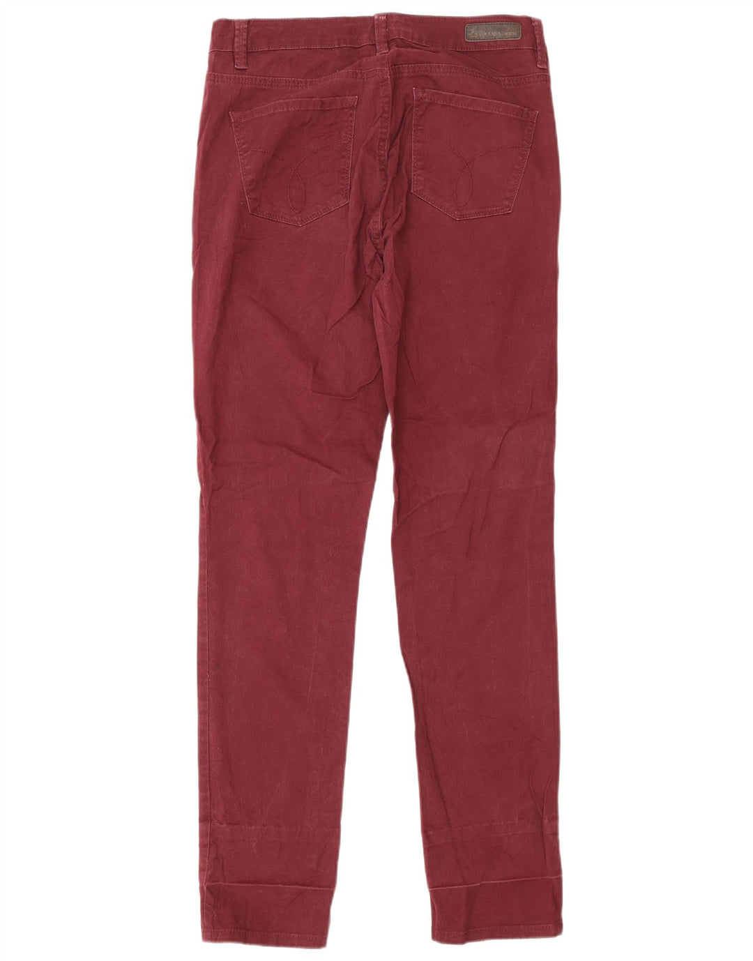 Calvin Klein Pantalon décontracté Ultimate pour femme US 8 Medium W29 L32 Bordeaux