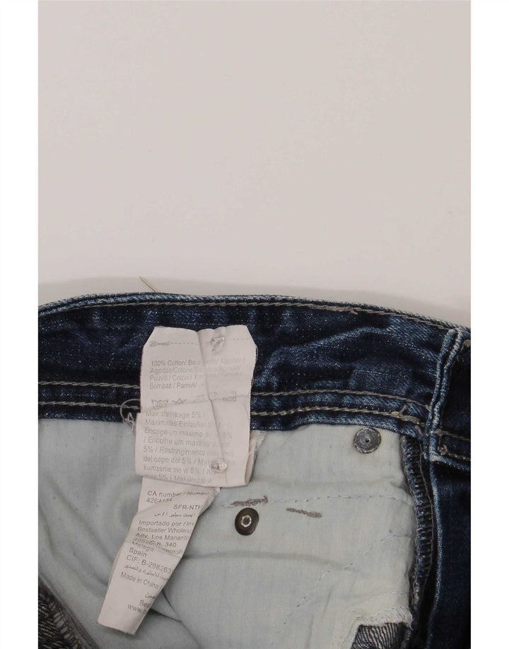 Jack & Jones Short En Jean Déchiré Moyen W32 Homme Bleu Coton