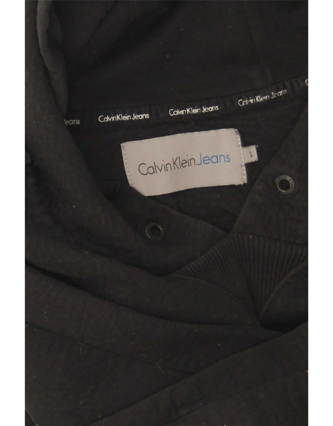 Calvin Klein Jeans Pull à capuche pour homme Grand Noir