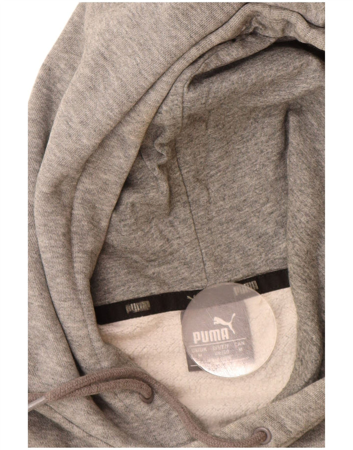 Puma Pull à Capuche Homme Gris Moyen Moucheté Coton
