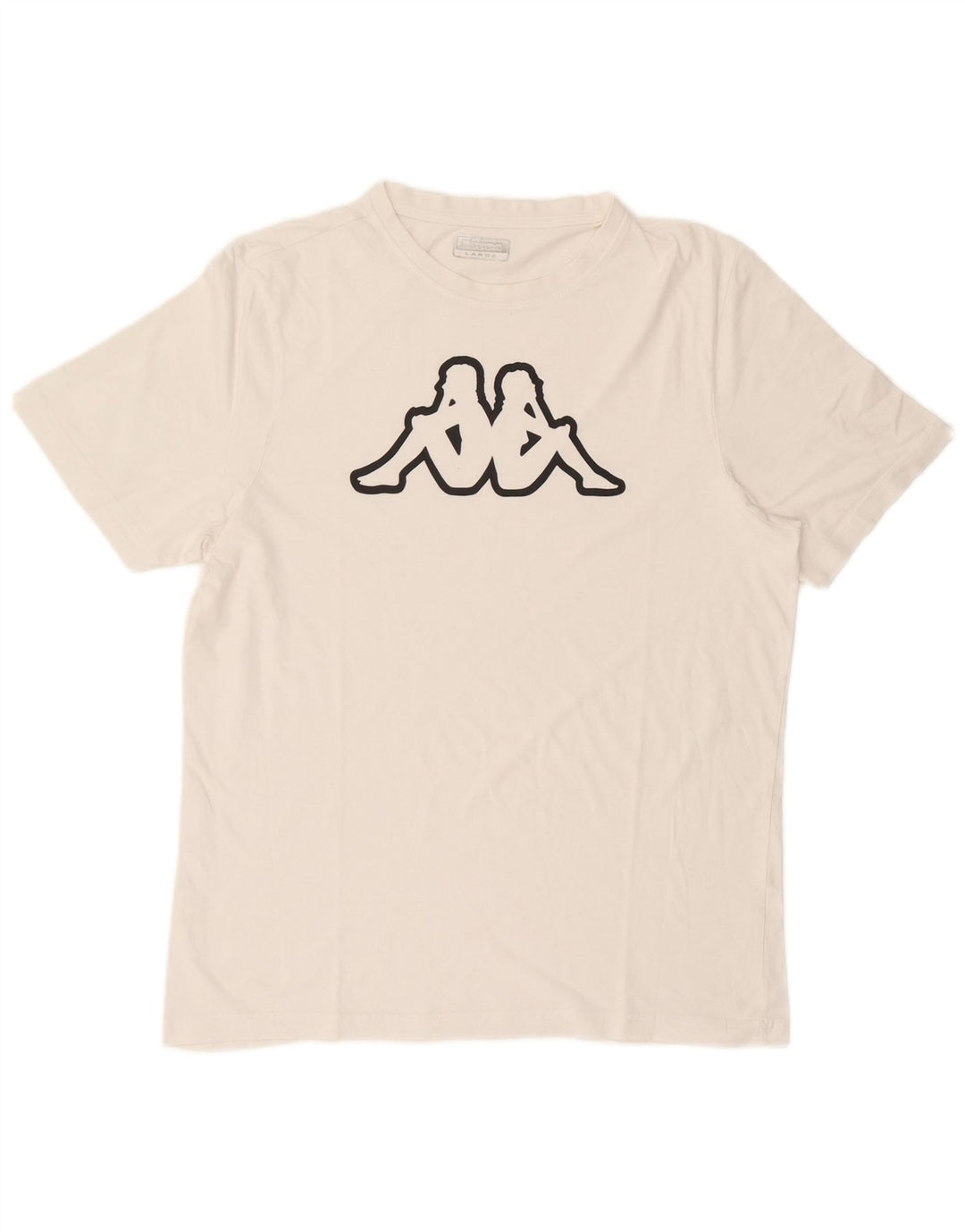 Kappa T-Shirt Graphique Homme Grand Blanc