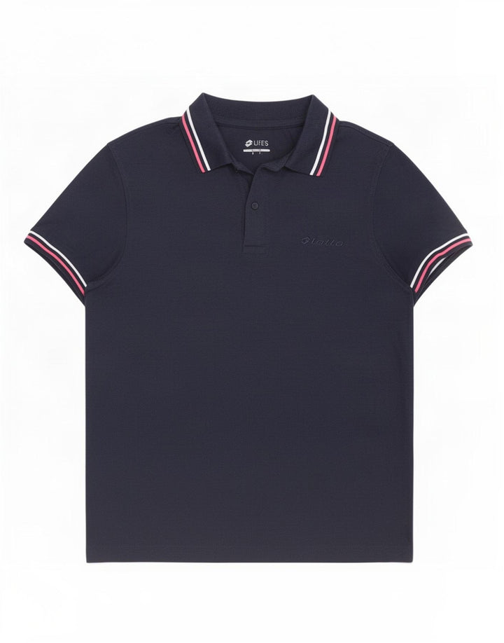 Lotto Polo Homme Petit Bleu Marine