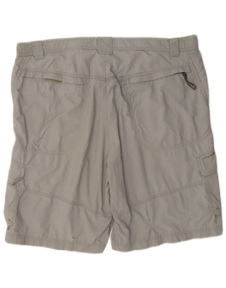 Columbia Short Cargo Titanium Homme Large W36 Gris Polyamide