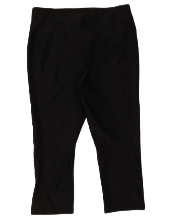 Nike Legging Capri Dri Fit pour femme UK 14 Noir moyen Polyester