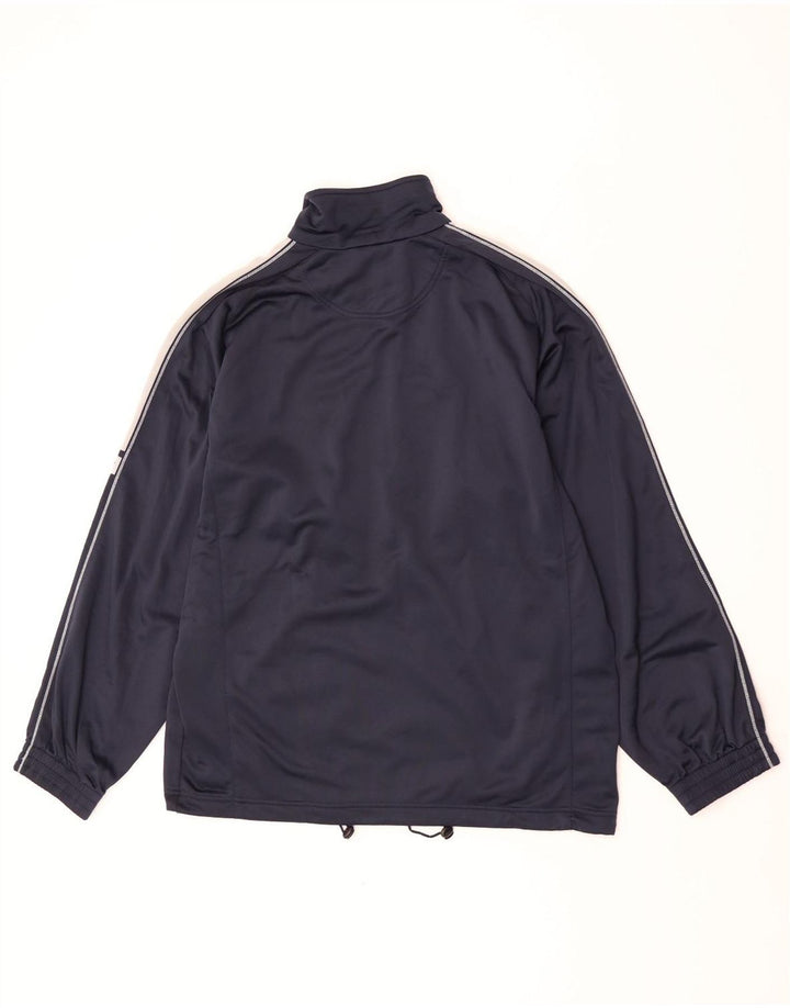 Lotto Veste de survêtement pour homme Taille L Bleu marine Colorblock Polyester