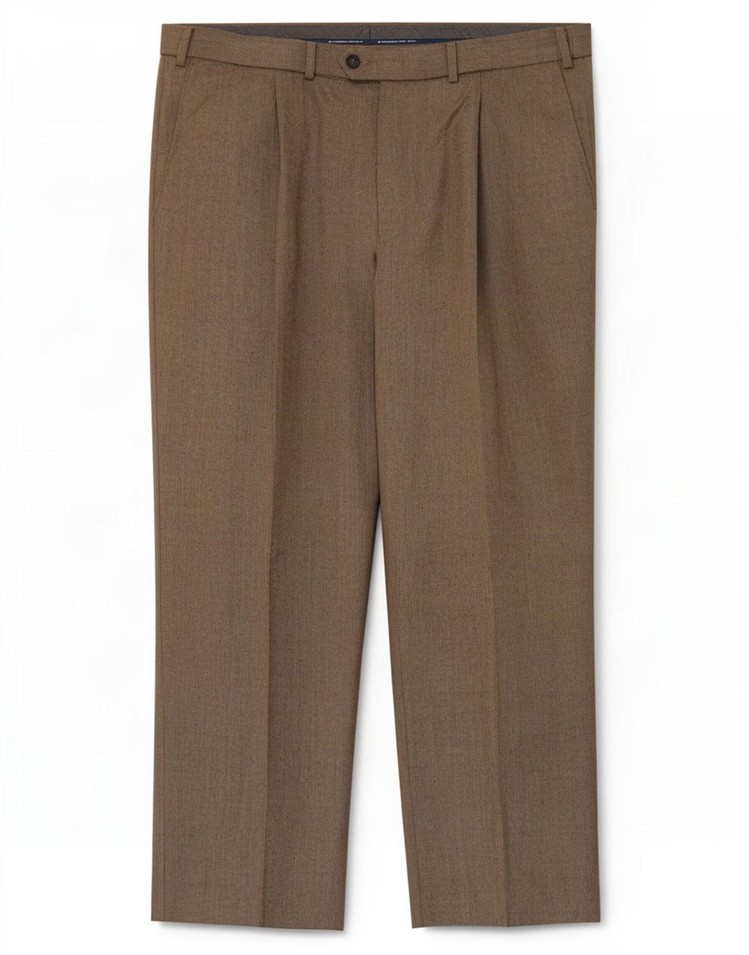 Marks & Spencer Pantalon de costume coupe classique pour homme W40 L29 Beige Polyester