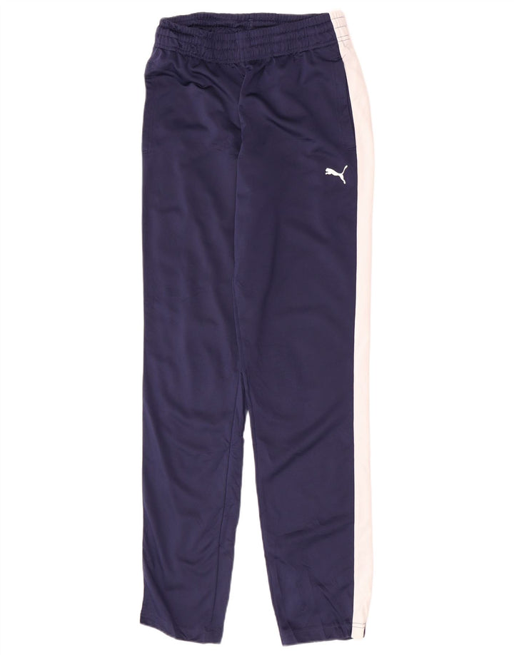 Puma Pantalon de Survêtement Homme Bleu Marine Small Colourblock