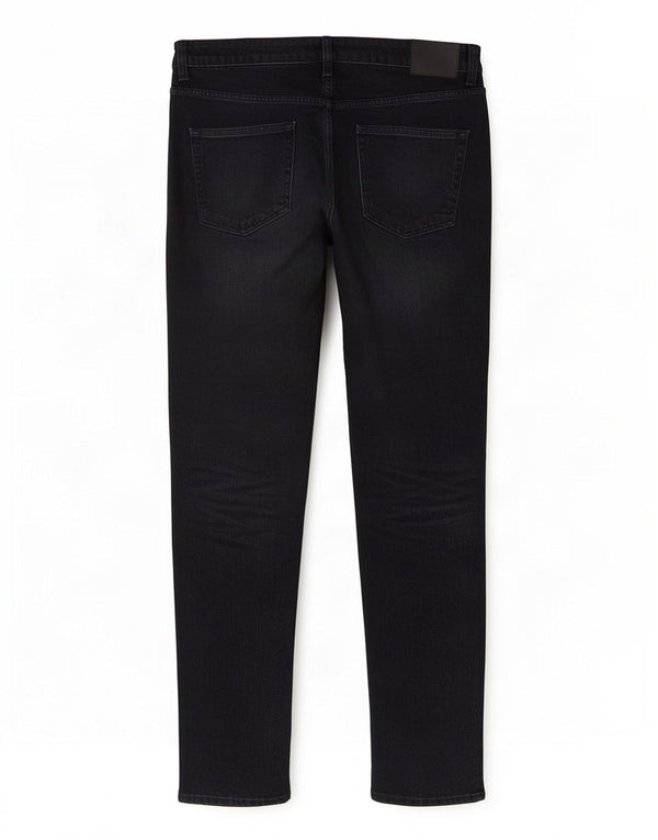 Zara Jean slim taille haute pour femme EU 40 Medium W30 L30 Noir Coton
