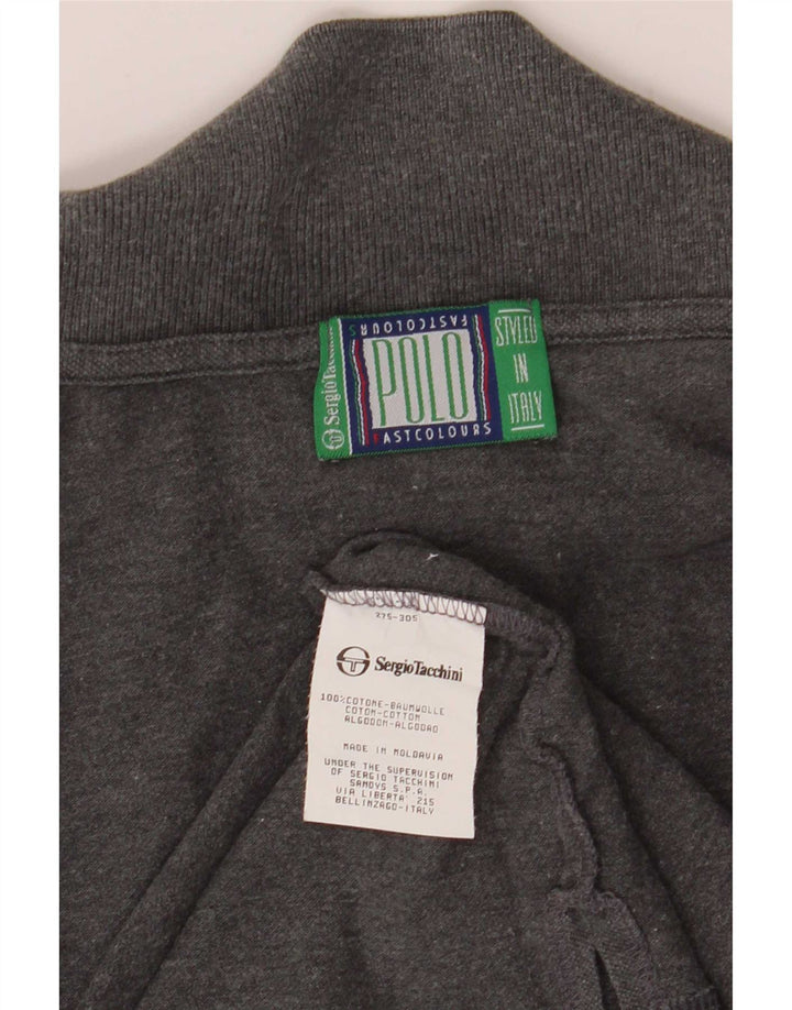 Sergio Tacchini Polo Homme Grand Gris Coton