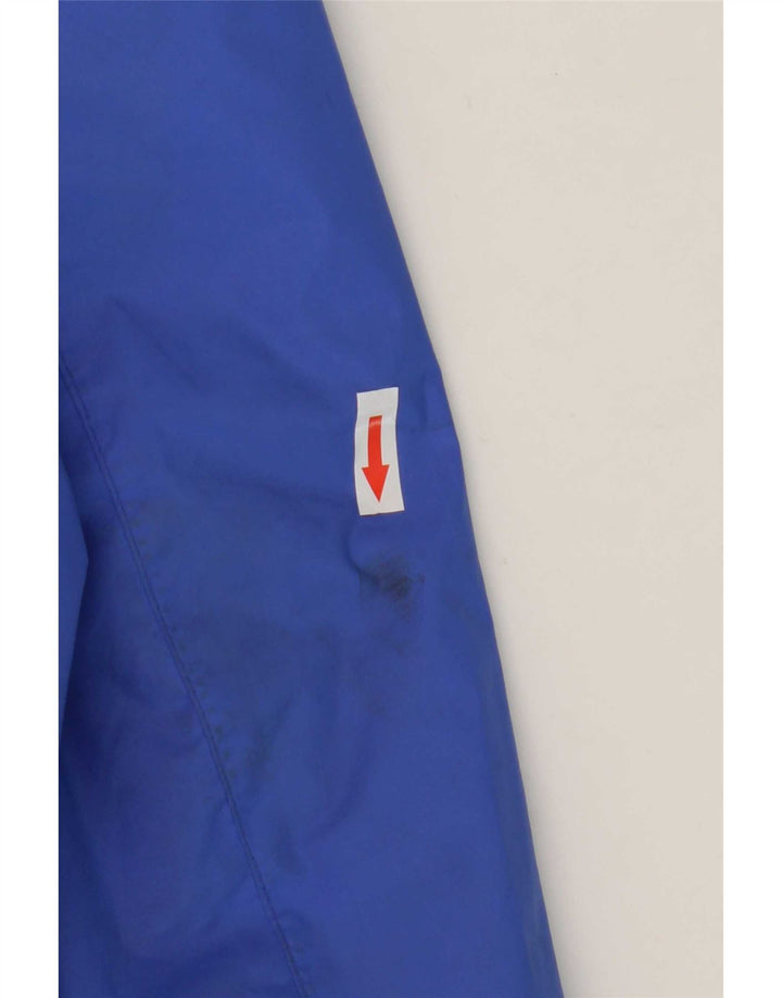 K-Way Veste coupe-vent à capuche pour homme UK 40 Large Bleu Polyamide