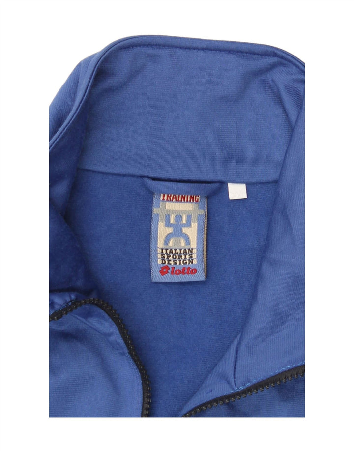 LOTTO Veste de Survêtement Graphique pour Homme 2XL Bleu Colorblock