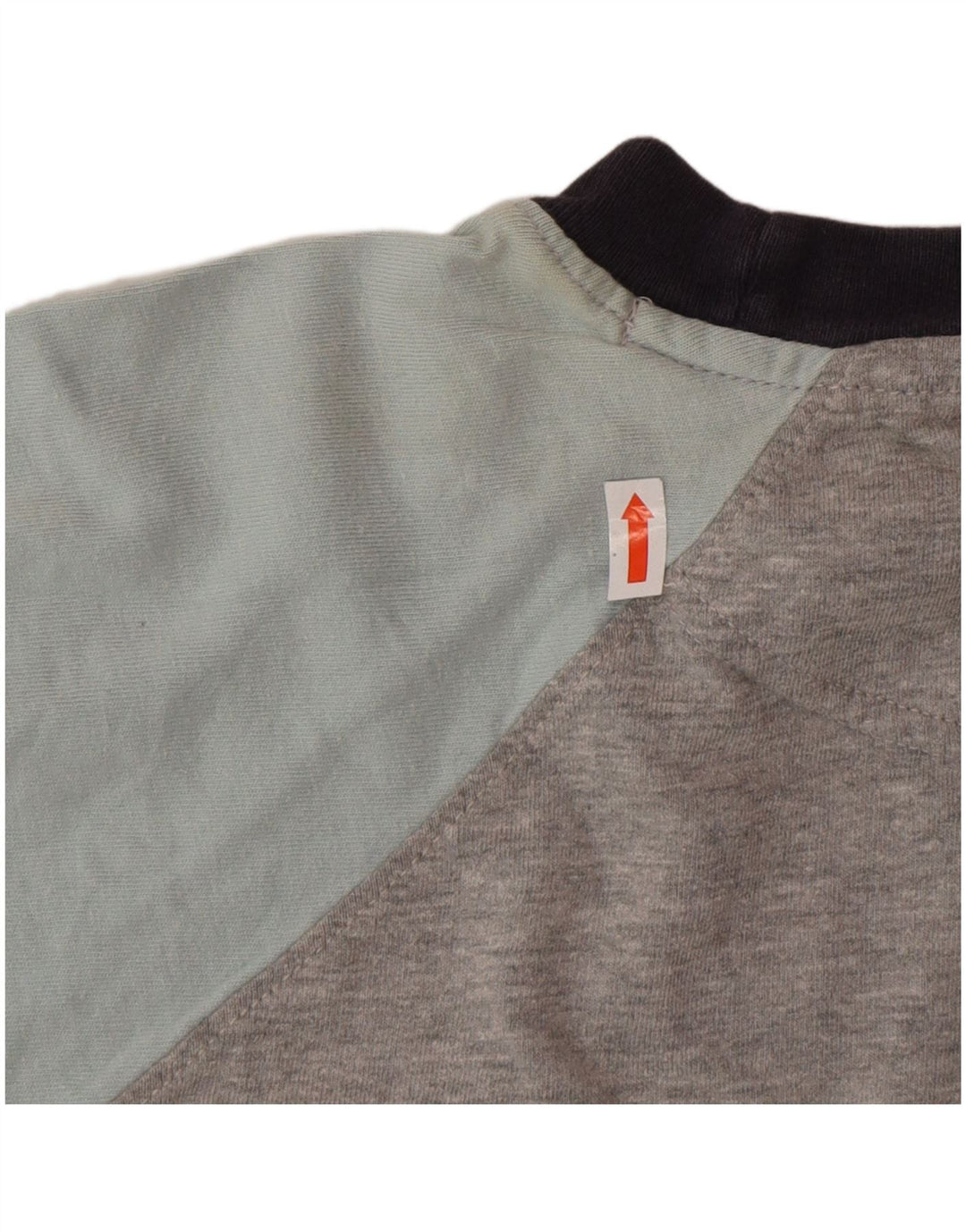 Fat Face Haut Homme Manches Longues Gris Moyen Colourblock Coton