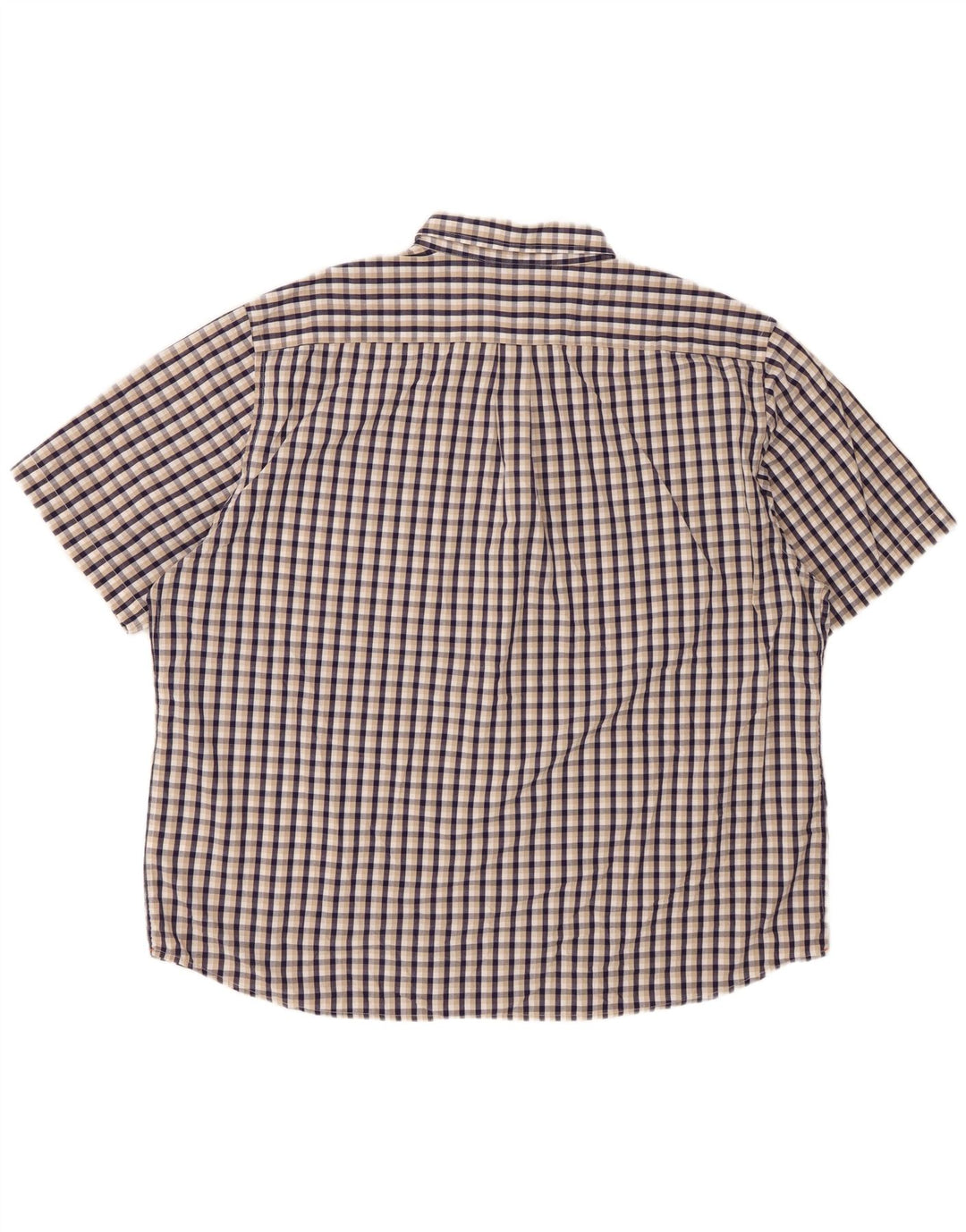 DOCKERS Chemise à Manches Courtes Homme 2XL Coton à Carreaux Multicolore