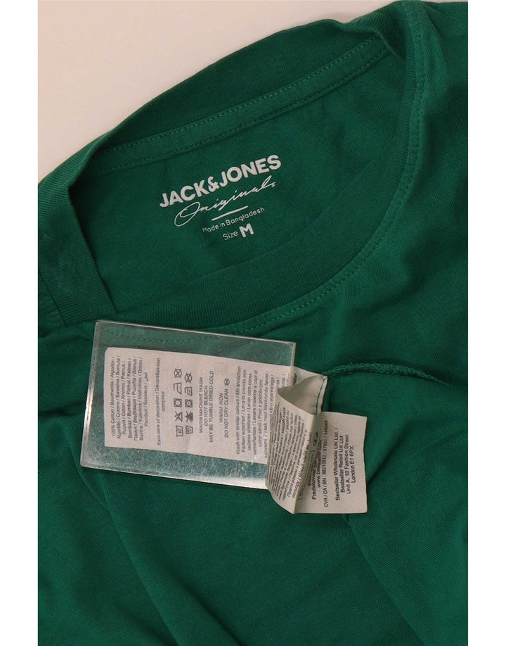 Jack & Jones T-Shirt Regular Homme Vert Moyen Coton