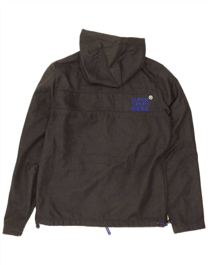 SUPERDRY Veste coupe-vent à capuche The Windtrekker pour homme UK 38 Gris moyen
