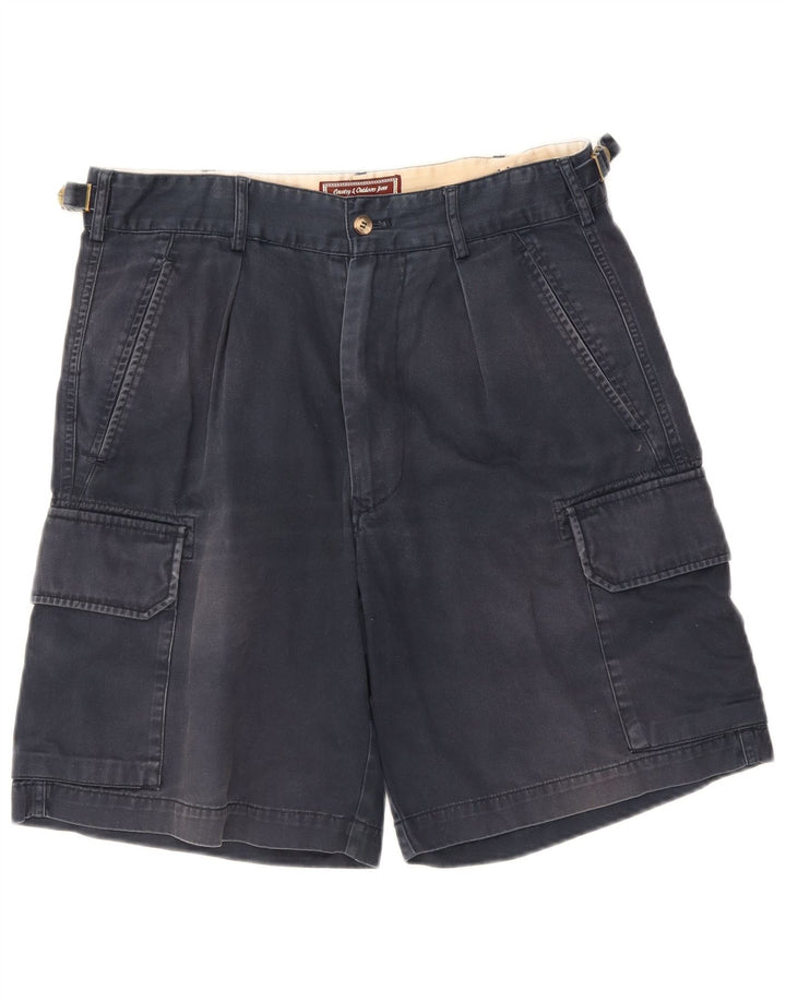 Marlboro Classics Short cargo pour homme EU 48 Medium W32 Bleu marine Coton