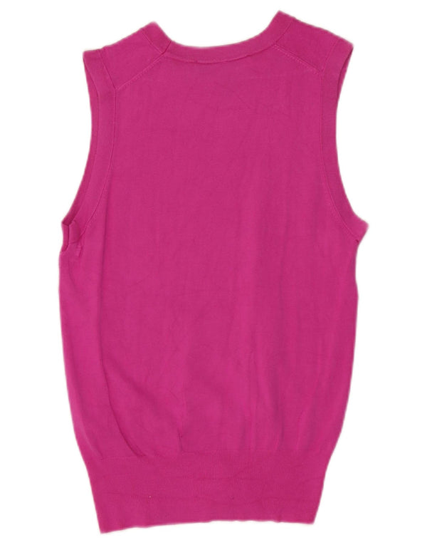 Zara Womens Vest Débardeur UK 8 Petit Rose