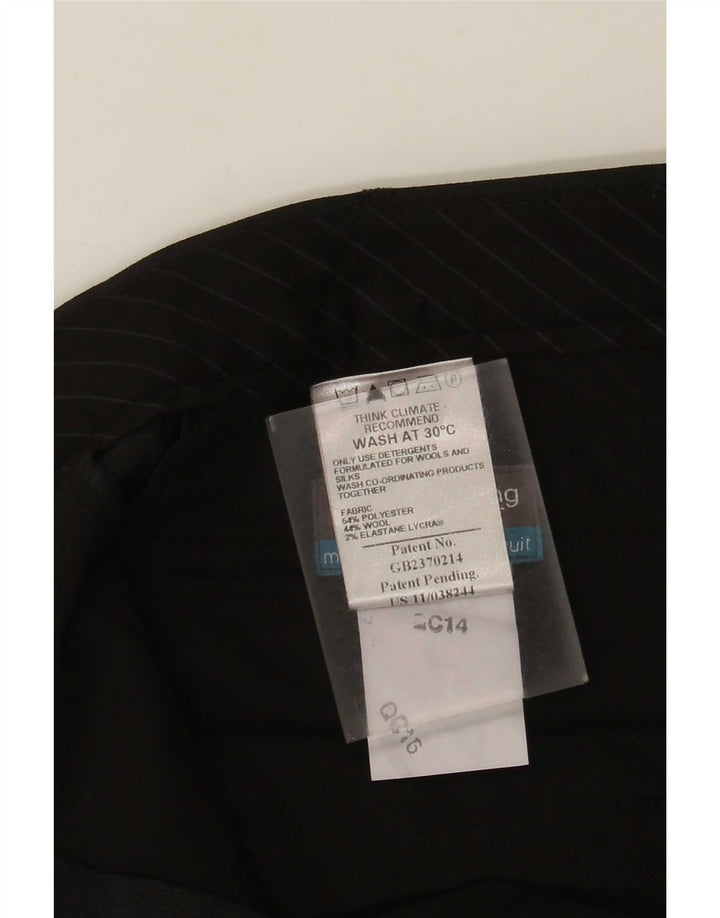 Marks & Spencer Pantalon de costume pour homme W36 L33 Gris Polyester