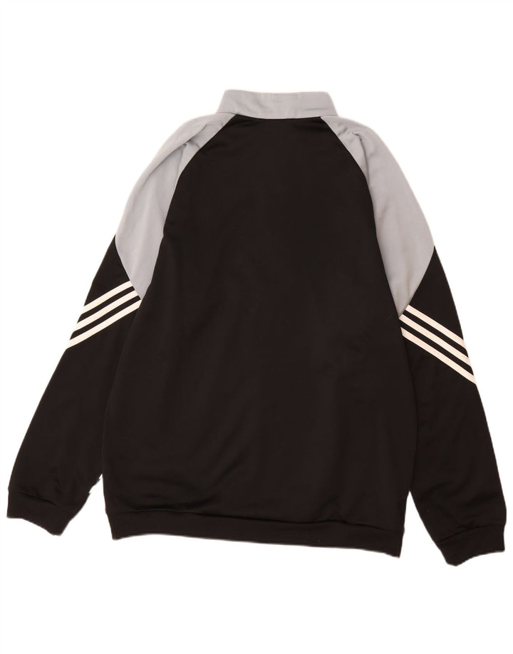 ADIDAS Veste de survêtement pour homme Large Noir Colorblock Polyester