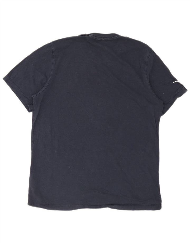 Nike T-shirt pour homme en coton bleu marine Taille L