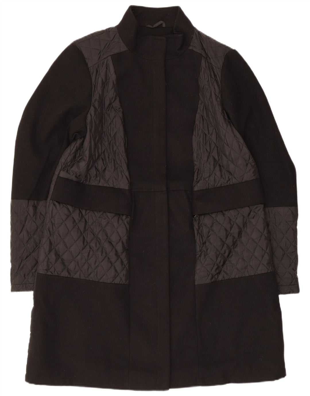 Marks & Spencer Manteau matelassé pour femme UK 16 Large Noir Polyester