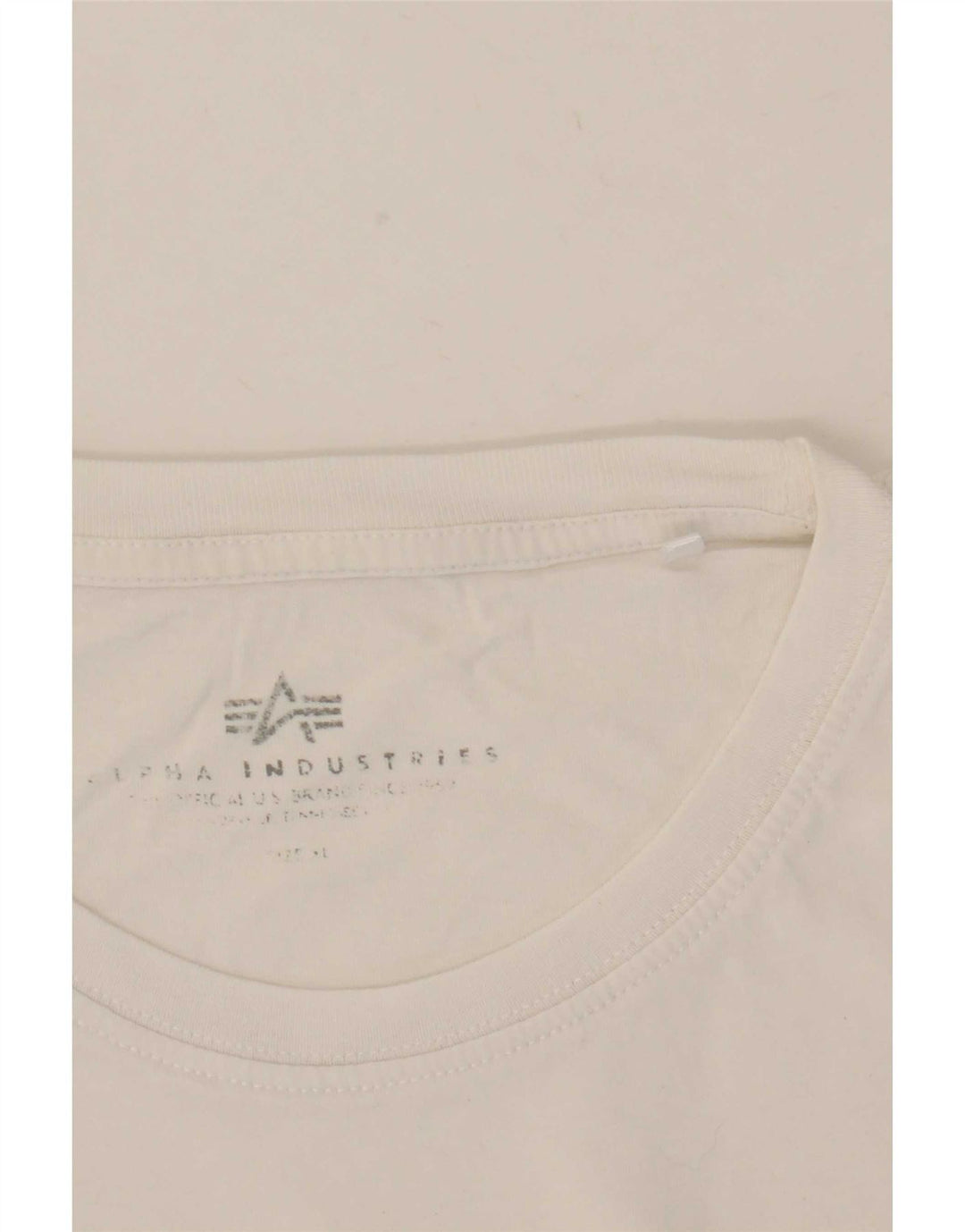 Alpha Industries T-shirt graphique pour hommes, grand, blanc