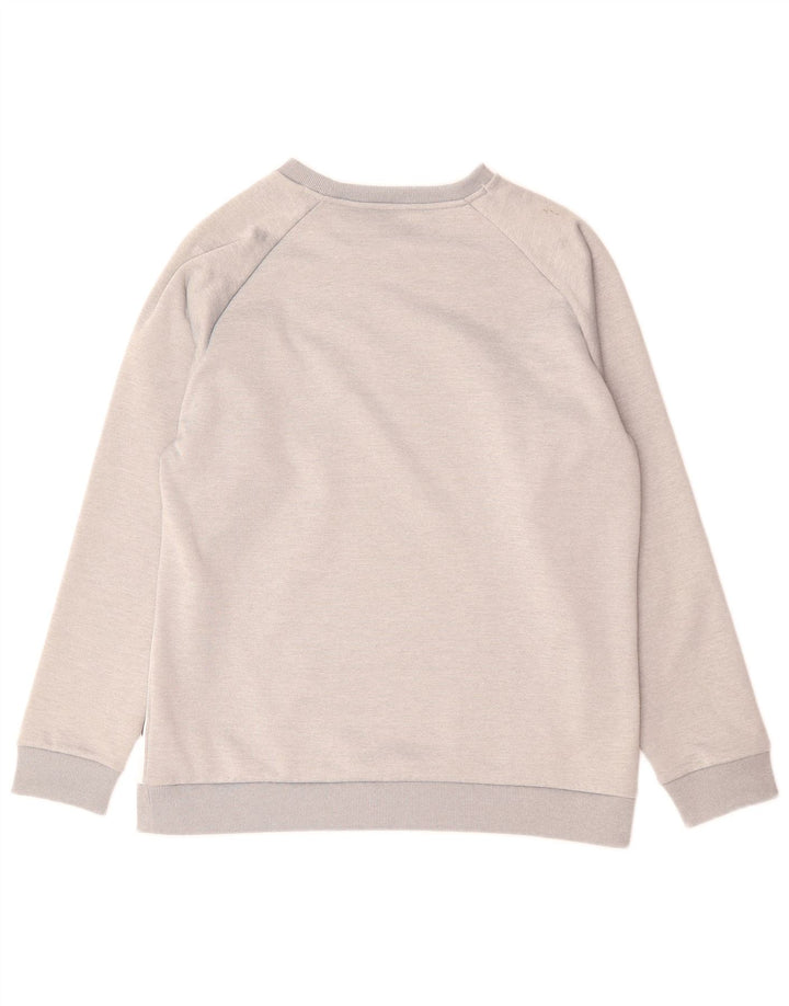 Tommy Hilfiger Sweat-shirt graphique pour homme Gris moyen Polyester