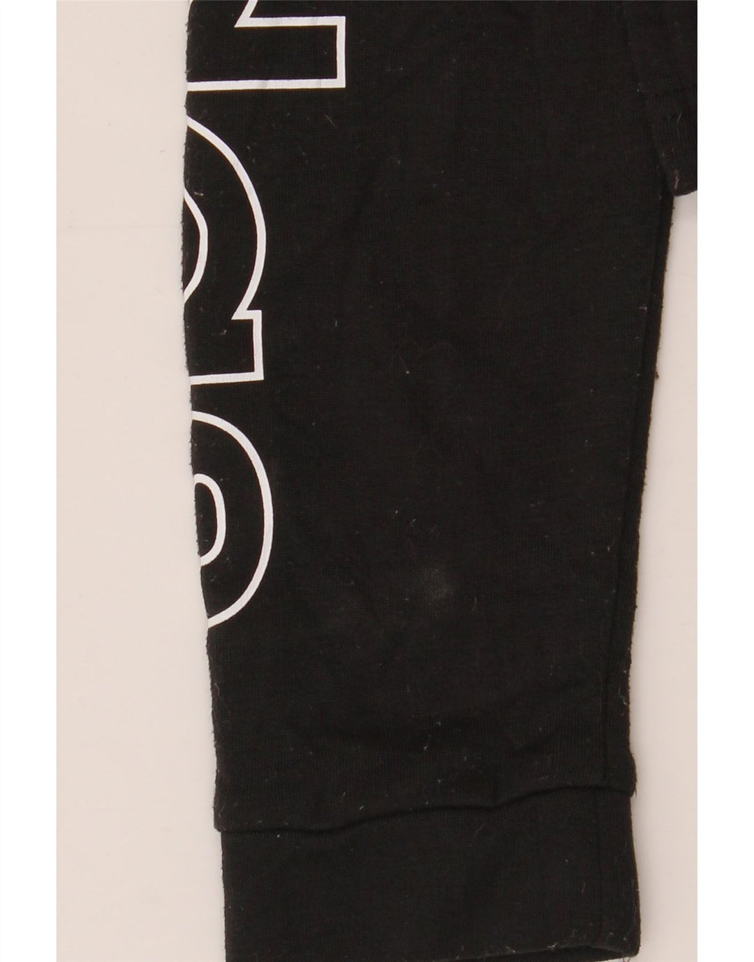 Adidas Femmes Crop Graphic Crop Sweatshirt Jumper UK 4/6 XS Noir Polyester