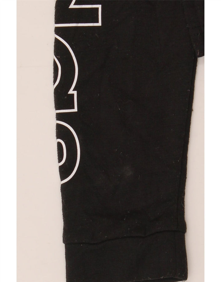 Adidas Femmes Crop Graphic Crop Sweatshirt Jumper UK 4/6 XS Noir Polyester