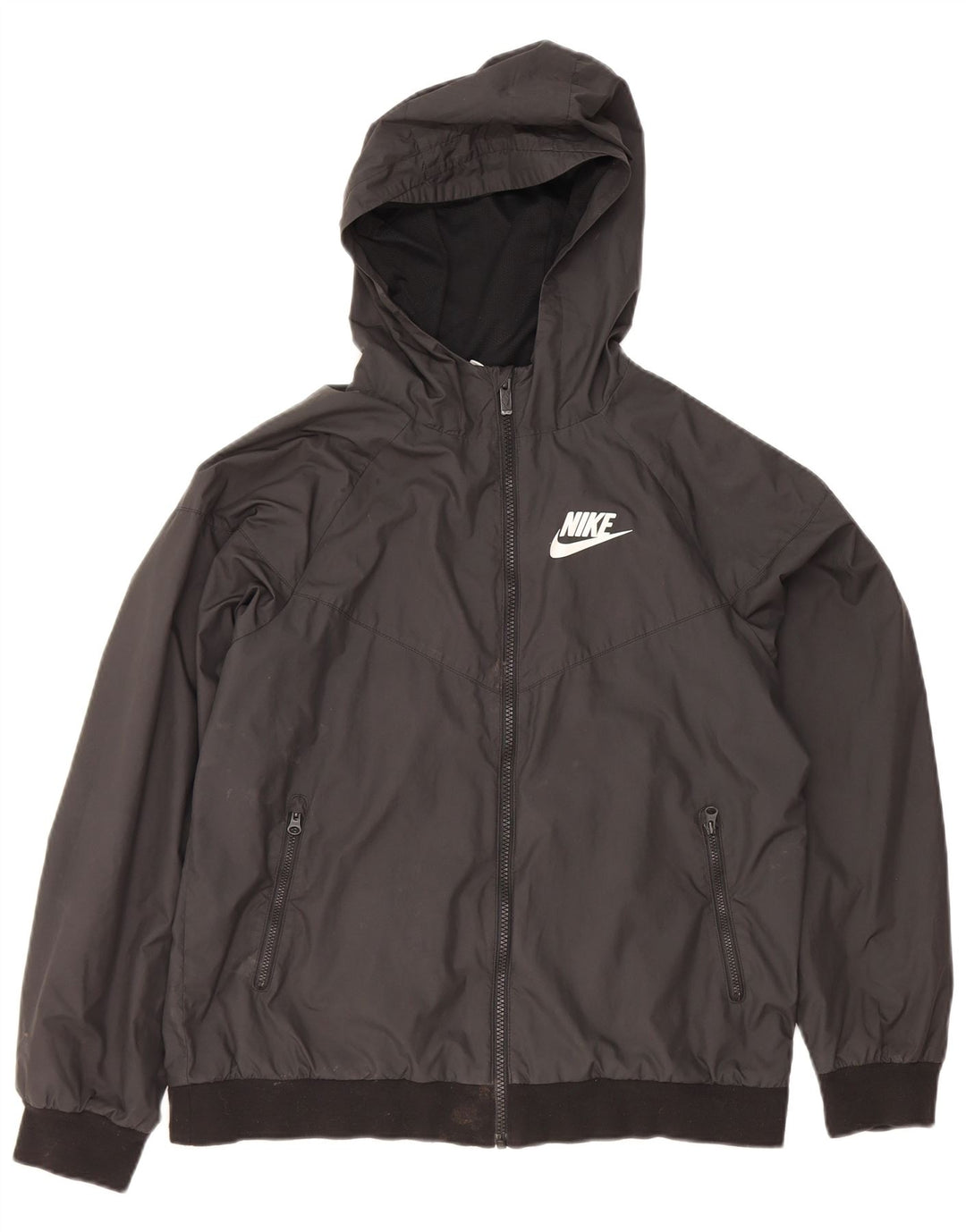 Nike Veste de survêtement à capuche pour garçon 13-14 ans XL Noir Polyester