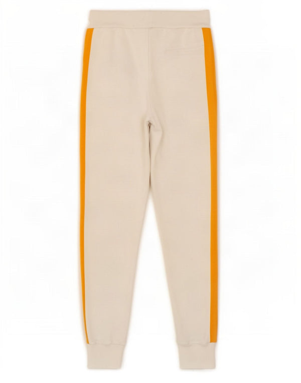 Zara Pantalon de survêtement pour femme Joggers UK 10 Small Blanc Colourblock