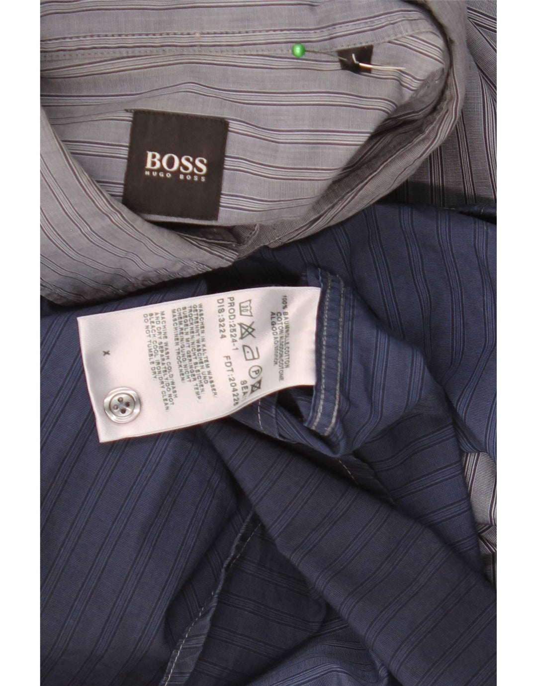 Hugo Boss Chemise Homme Large Bleu Tie Dye Coton