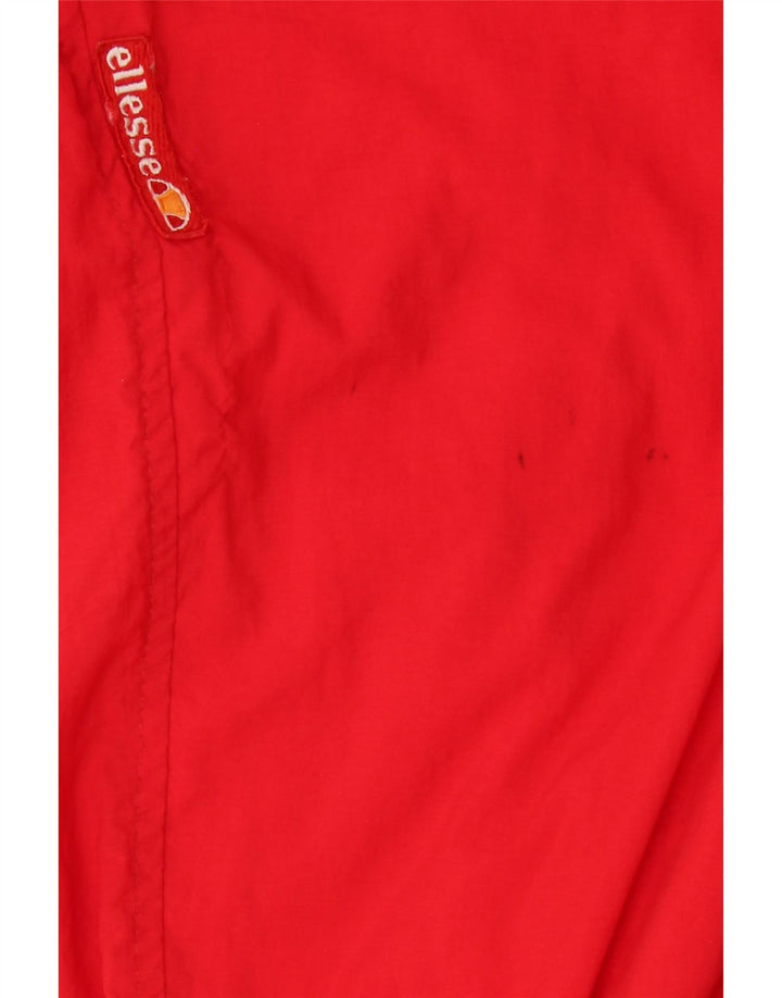 ELLESSE Womens Tracksuit Trousers Joggers IT 44 Medium Red Nylon